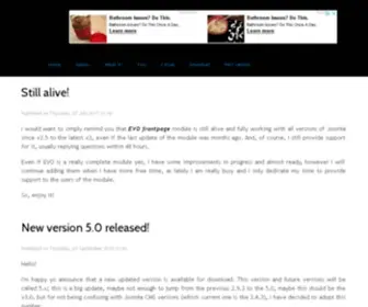 Evofrontpage.com(EVO frontpage) Screenshot