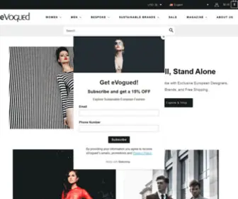 Evogued.com(Smarten Up your Wardrobe) Screenshot