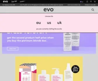Evohair.com(Haircare & Beauty Products) Screenshot