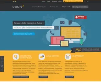 Evok.com(Société) Screenshot