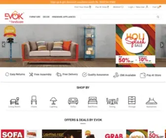 Evok.in(Buy Furniture Online) Screenshot