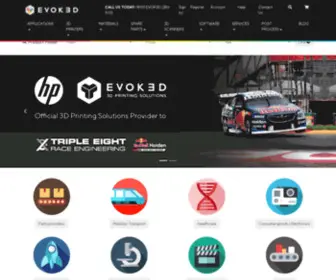 Evok3D.com.au(Evok3D) Screenshot