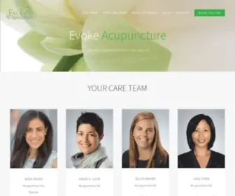 Evokeacupuncture.com(Evoke Acupuncture San Jose) Screenshot