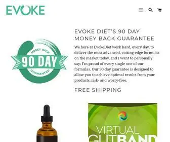 Evokediet.com(Evoke Healing Space) Screenshot