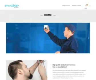 Evokehitech.com(Powerful brand of Smart CCTC Cameras) Screenshot