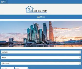 Evokerealestate.com(Open Real Estate CMS) Screenshot