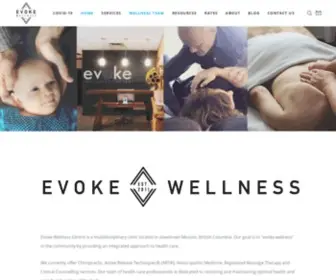 Evokewellnesscentre.com(Evoke Wellness Centre) Screenshot