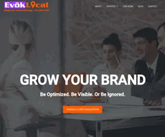 Evoklocal.com(Digital SEO & PPC Marketing Atlanta GA) Screenshot