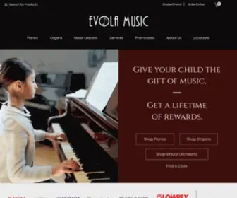 Evola.com(Evola Music) Screenshot