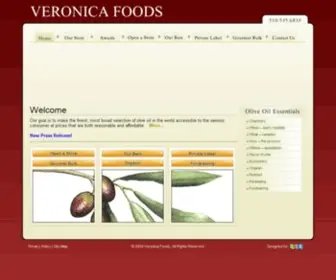 Evoliveoil.com(Veronica Foods) Screenshot