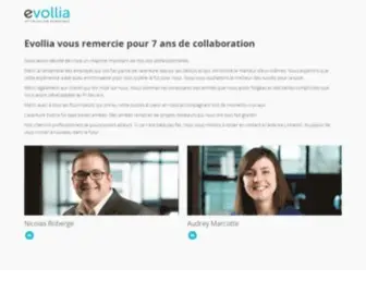 Evollia.com(Agence web à Québec) Screenshot