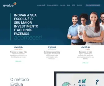 Evoluaeducacao.com.br(Sistema de Ensino Interativo Evolua Educação) Screenshot
