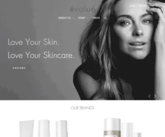 Evolue.com(Natural Organic Skincare Products) Screenshot