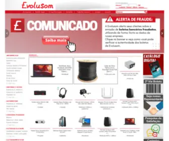 Evolusom.com.br(EVOLUSOM Comercial Ltda) Screenshot