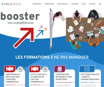 Evoluteam.fr(Organisme de formation professionnelle) Screenshot