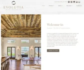 Evolutiamade.com(Reclaimed Wood Building Materials in Birmingham) Screenshot