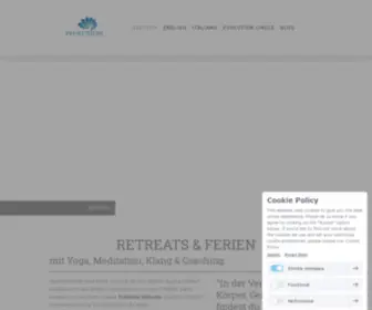 Evolution-Retreats.com(Yogaferien mit Yoga) Screenshot