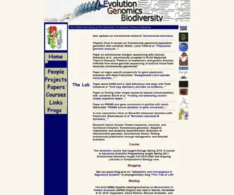 Evolutionarygenomics.com(Evolutionary Genomics) Screenshot