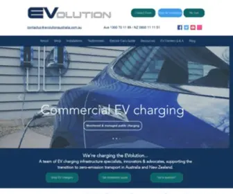 Evolutionaustralia.com.au(Portable and Wall EV Electric Car Chargers Australia NZ) Screenshot