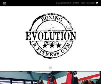 Evolutionboxing.co.za(Join The Movement) Screenshot