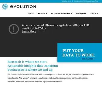 Evolutionconsulting.com(Market Research Company) Screenshot