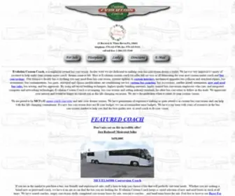 Evolutioncustomcoach.com(Bus Conversion Shop) Screenshot