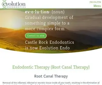 Evolutionendo.com(Evolution Endodontics) Screenshot
