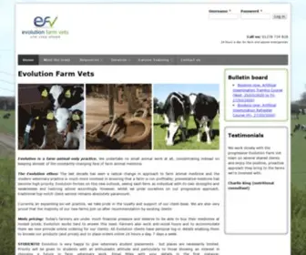 Evolutionfarmvets.co.uk(Evolution farm vets) Screenshot