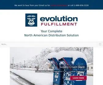 Evolutionfulfillment.com(Evolution Fulfillment) Screenshot