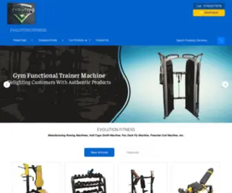 Evolutiongymequipment.com(EVOLUTION FITNESS) Screenshot