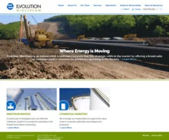 Evolutionmidstream.com(Evolution Midstream) Screenshot