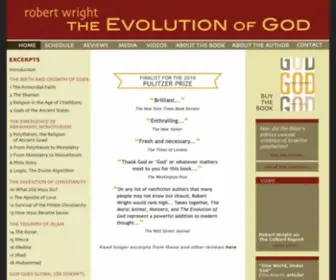 Evolutionofgod.net(The Evolution of God) Screenshot