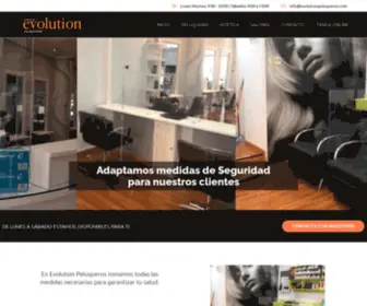 Evolutionpeluqueros.com(Evolution Peluqueros) Screenshot