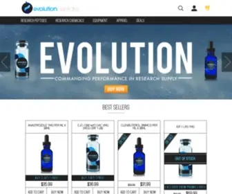 Evolutionpeptides.com(Evolution Peptides) Screenshot