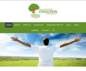 Evolutionpsychologycenter.ca(Evolution Psychology Center) Screenshot