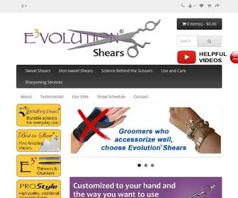 Evolutionshears.com(Evolution Shears) Screenshot