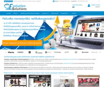 Evolutionsolutions.fi(Perusta menestyvä verkkokauppa) Screenshot