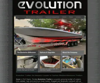 Evolutiontrailer.com(Evolution Trailer Technologies Inc. in Punta Gorda) Screenshot