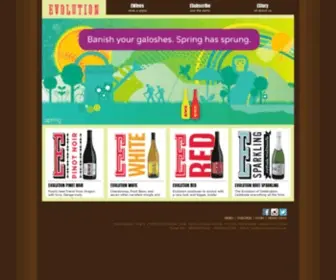 Evolutionwine.com(Evolution Wines) Screenshot