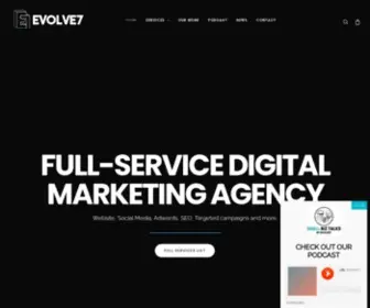 Evolve7.com(Digital, Creative and Video Marketing Agency) Screenshot