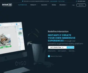 Evolvear.io(Best Augmented Reality Platform) Screenshot
