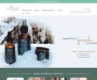 Evolvednaturals.com(CBD Oil Products & Natural Premium Beauty Products) Screenshot