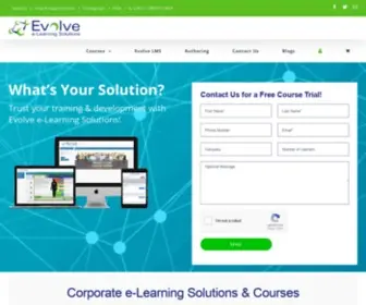 Evolveelearning.com(Eeo training) Screenshot