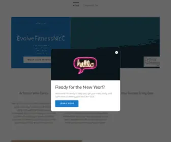 Evolvefitnessnyc.com(Personal Training) Screenshot
