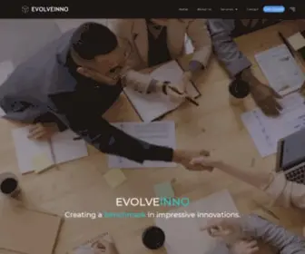 Evolveinno.com(Product Design Company) Screenshot