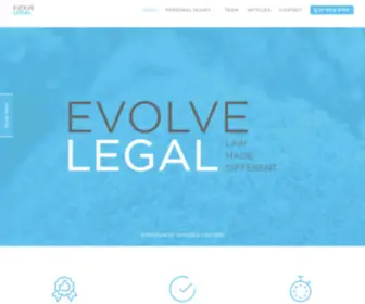 Evolvelegal.com.au(Personal Injury Lawyers & Solicitors Gold Coast) Screenshot