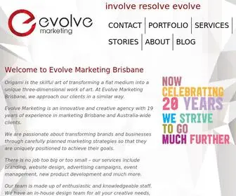 Evolvemarketing.com.au(Evolve Marketing Brisbane) Screenshot