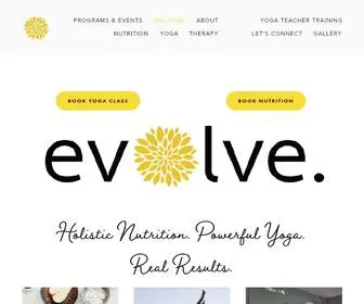 Evolvenutritionyoga.com(Evolve Nutrition & Yoga) Screenshot