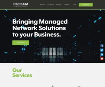 Evolveodm.co.uk(Managed Network Solutions) Screenshot