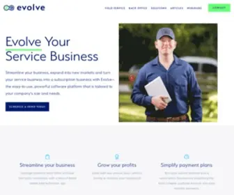 Evolveone.com(Service Industry Software Built for Growth) Screenshot